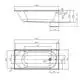 Ванна акрилова Kolo Opal Plus, 1600х700 мм, XWP136000N, фото 3 Ванна акрилова Kolo Opal Plus, 1600х700 мм, XWP136000N купити недорого в Україні, фото 3