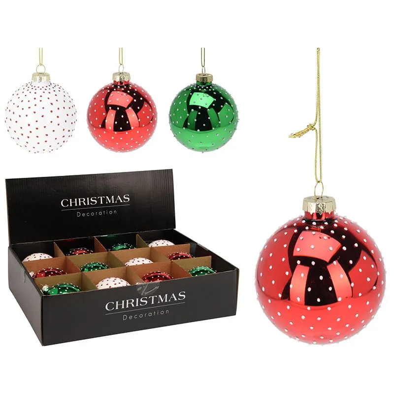 Шар новогодний Koopman, 8 см, в ассортименте, ABT400150 купить недорого в Украине, фото 2