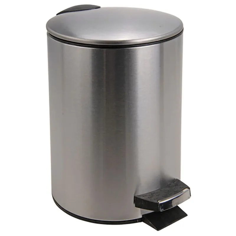 Ведро для мусора Koopman металлическое, 3 л, серый, 170484230 купить недорого в Украине, фото 1
