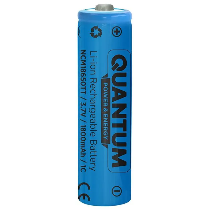Аккумулятор Quantum, Li-ion, NCM18650, 1800 mAh, NCM18650TT/1800 купить недорого в Украине, фото 1
