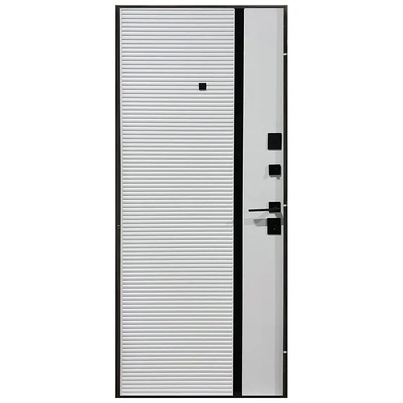 Двері вхідні Магда 632.1/526 Тип-2, 860x2050 мм, чорний/білий, праві купити недорого в Україні, фото 2
