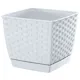Горщик для квітів квадратний з підставкою PRP Ratolla, 165 мм, білий, 70769-449 купити недорого в Україні, фото 1