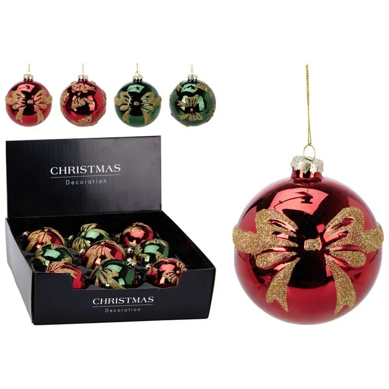 Шар новогодний Koopman, 10 см, в ассортименте, ABT634660 купить недорого в Украине, фото 2