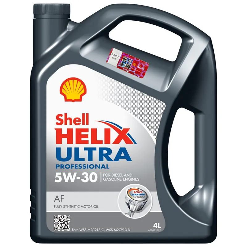Масло моторное Shell Helix Ultra Pro AF 5W-30, 4 л, ТОВ-У507899 купить недорого в Украине, фото 1