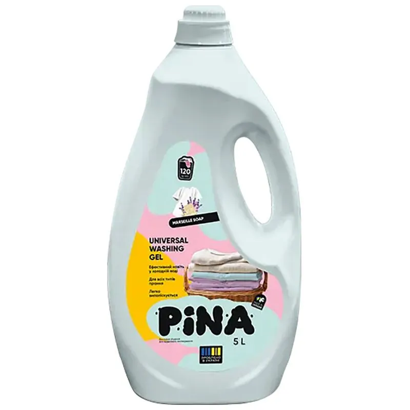 Гель для прання Pina Universal Marseille Soap, 5 л, 20395 купити недорого в Україні, фото 1