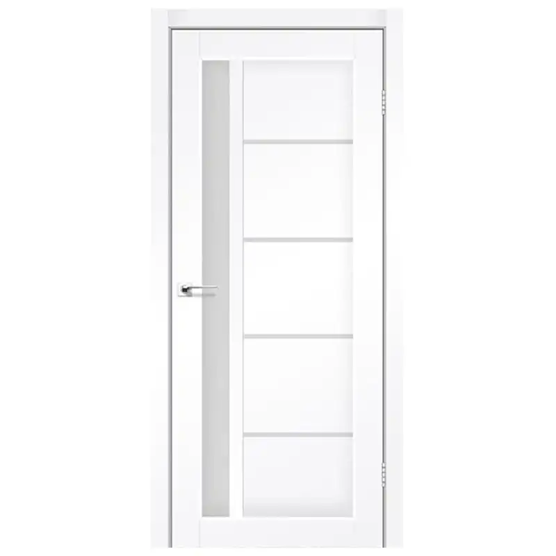 Дверне полотно KFD Grand, сатин білий, 600x2000 мм, білий матовий купити недорого в Україні, фото 1