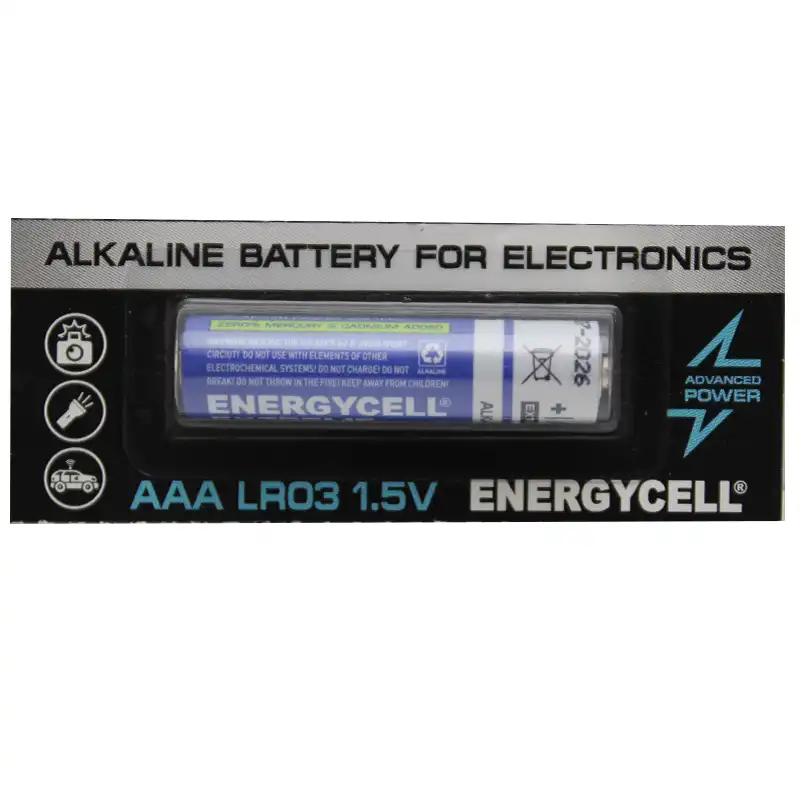 Батарейка GP Batteries Energycell, EN24EX-B51.5V, LR03 AAA5, TEARABLE, 60/600, блістер купити недорого в Україні, фото 2