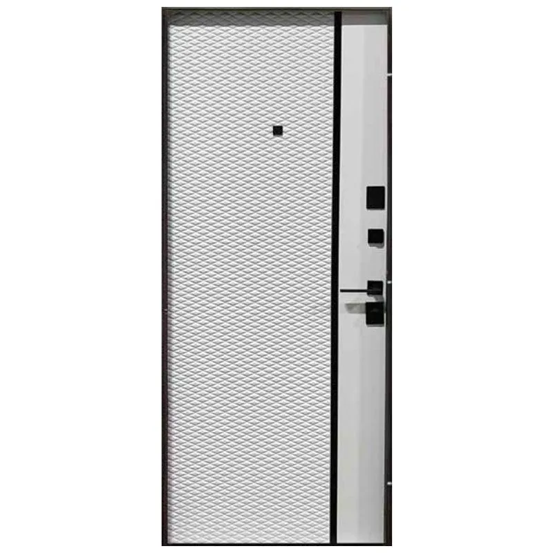 Двері вхідні Магда 518 Тип-2 RAL 9005, 860x2050 мм, софт-тач чорний/мат білий, праві купити недорого в Україні, фото 2
