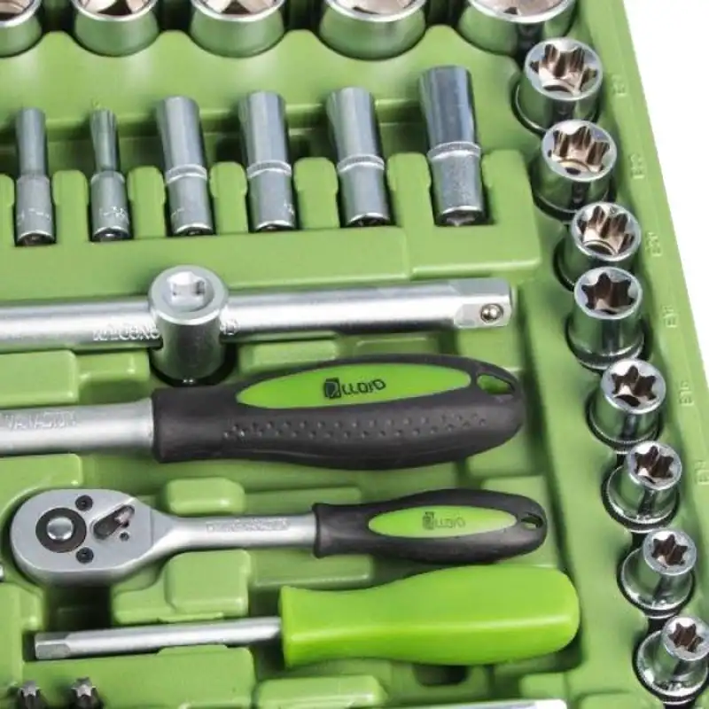 Универсальный набор инструментов Alloid 1/4" & 1/2", 130 предметов, НГ-4130П (3) купить недорого в Украине, фото 2
