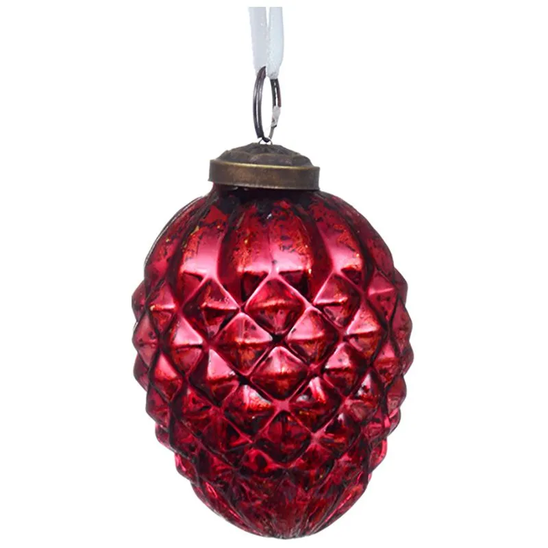 Игрушка ёлочная Lefard, 8 см, красный, 873-012 купить недорого в Украине, фото 1