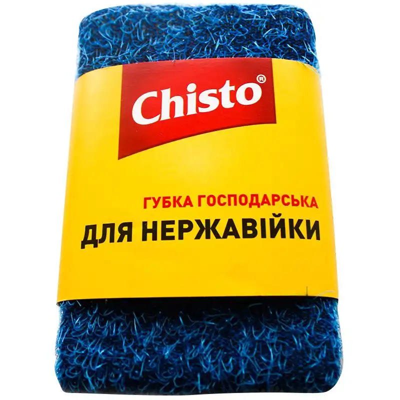 Губка-скребок для нержавійки Chisto, 1101.GPN9 купити недорого в Україні, фото 1