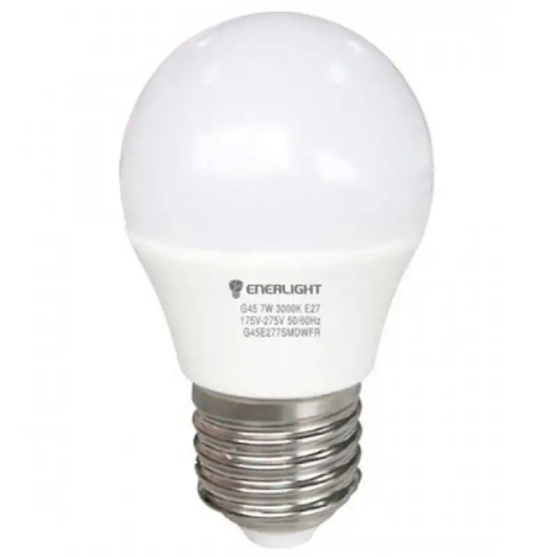 Лампа Enerlight G45, 7W, E27, 3000K, G45E277SMDWFR, 3шт. купити недорого в Україні, фото 1