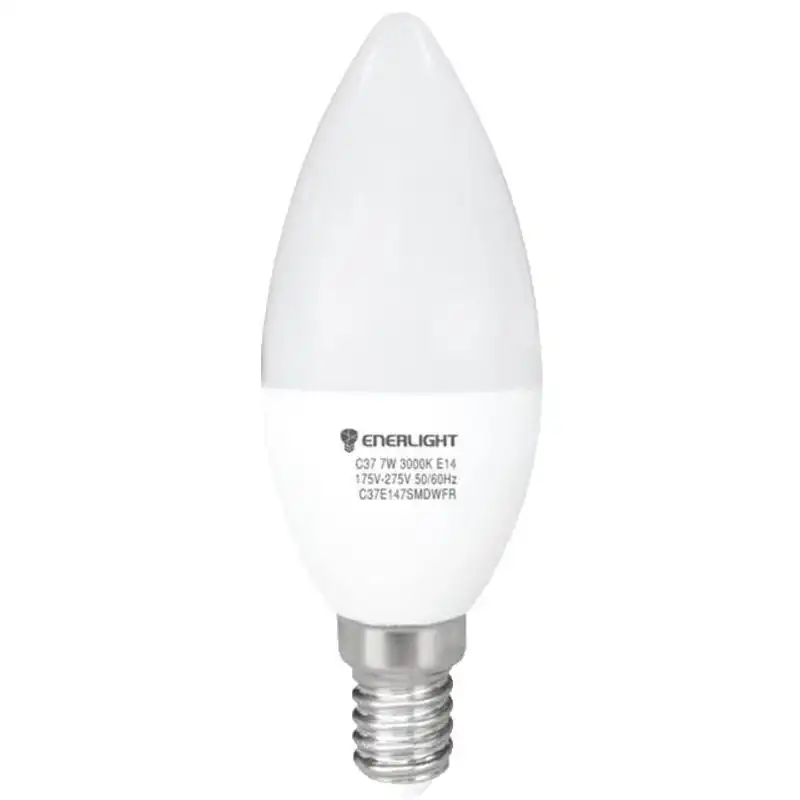 Лампа Enerlight С37, 7W, E14, 4100K, C37E147SMDWFR, 3шт. купити недорого в Україні, фото 1