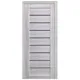 Полотно дверное ПВХ ОМиС Doors С 018 BG черное, 2000х700х40 мм, Ясень Сизый, фото 1 Полотно дверное ПВХ ОМиС Doors С 018 BG черное, 2000х700х40 мм, Ясень Сизый купить недорого в Украине, фото 1