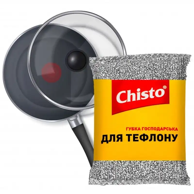 Губка-скребок для тефлону Chisto, 1101.GMT6 купити недорого в Україні, фото 2