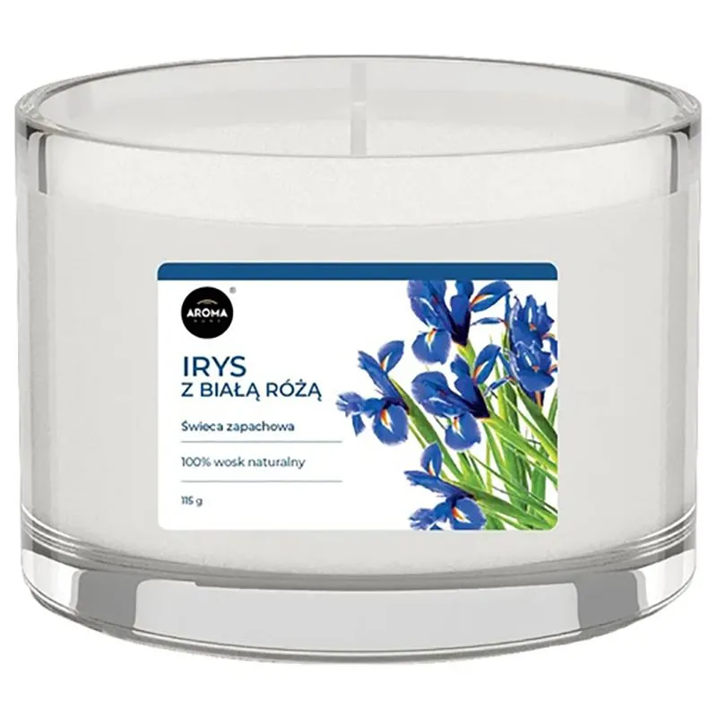 Свічка ароматична Aroma Home Ірис з білою трояндою купити недорого в Україні, фото 1