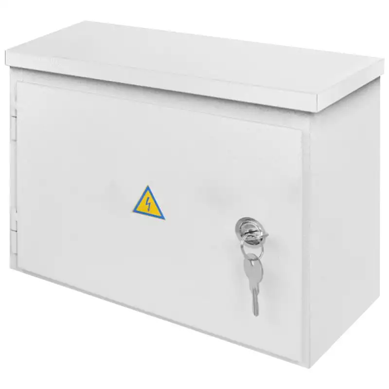 Шкаф металлический навесной E.NEXT e.mbox.stand.n.12.z, 12 модулей, серый, s0100129 купить недорого в Украине, фото 1