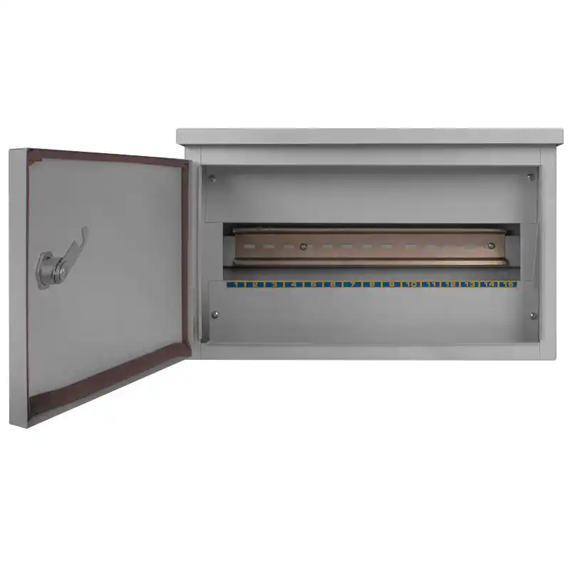 Шкаф металлический навесной E.NEXT e.mbox.stand.n.15.z, 15 модулей, серый, s0100130 купить недорого в Украине, фото 2