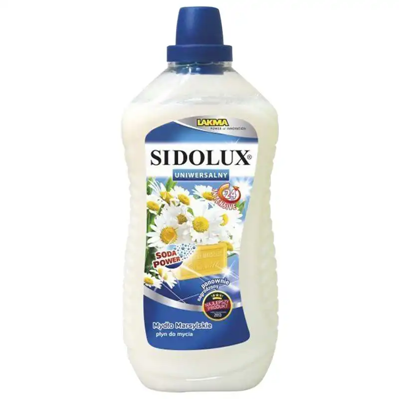 Засіб універсальний для чищення Sidolux Марсельське мило, 1 л купити недорого в Україні, фото 1