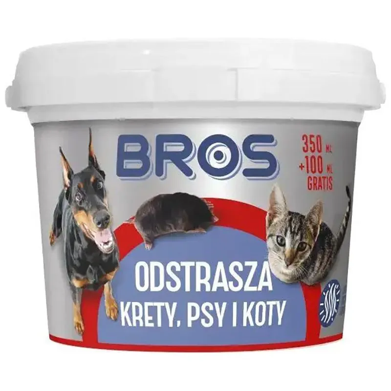 Відлякувач кротів, собак та котів Bros, 450 мл купити недорого в Україні, фото 1