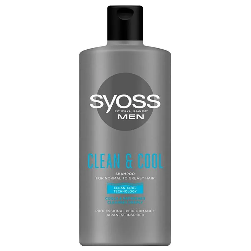 Шампунь Syoss Clean & Cool, 440 мл, 2780105 купить недорого в Украине, фото 1