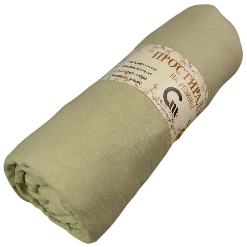 Простынь на резинке GM Textile, хлопок, 160x200x25 см купить недорого в Украине, фото 1