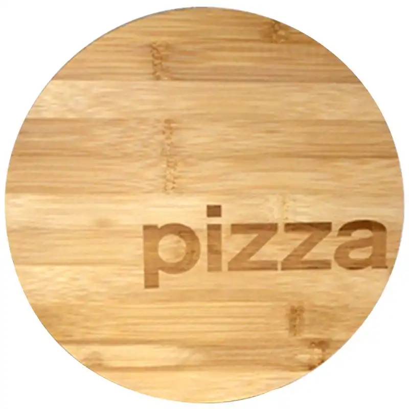 Доска разделочная круглая S&T Пицца, 25x25x1,5 см, бамбук, 8842 купить недорого в Украине, фото 1