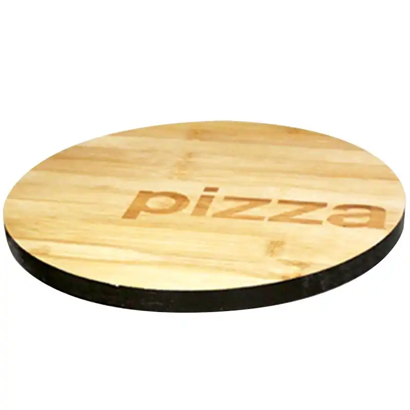 Доска разделочная круглая S&T Пицца, 25x25x1,5 см, бамбук, 8842 купить недорого в Украине, фото 2