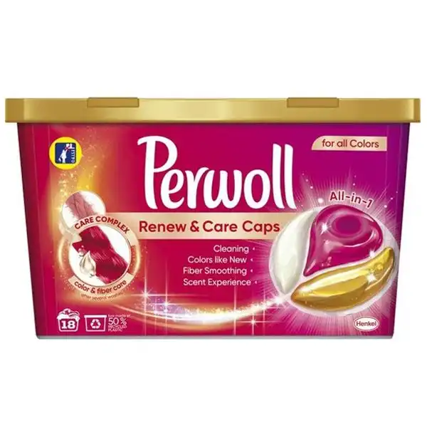 Капсули для прання Perwoll для кольорових речей, 18 шт купити недорого в Україні, фото 1