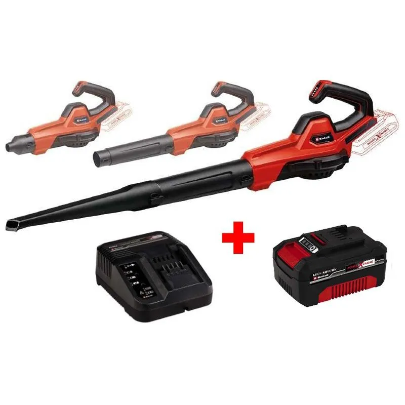 Повітродувка акумуляторна Einhell GE-UB 18/250 Li E + акумулятор і зарядн. п. 18 В, 4 Аг, 10111207 купити недорого в Україні, фото 1