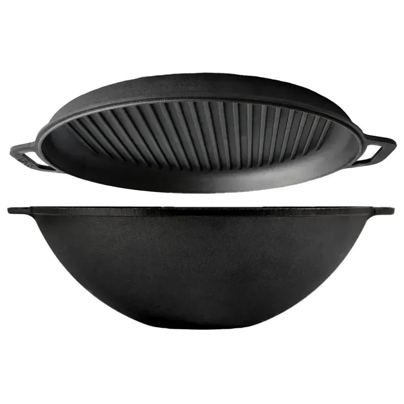 Казан с крышкой Brizoll WOK, 8 л, W36-3 купить недорого в Украине, фото 2
