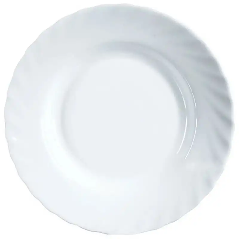 Тарелка суповая Luminarc Feston, круглая, 23 см, белый купить недорого в Украине, фото 1