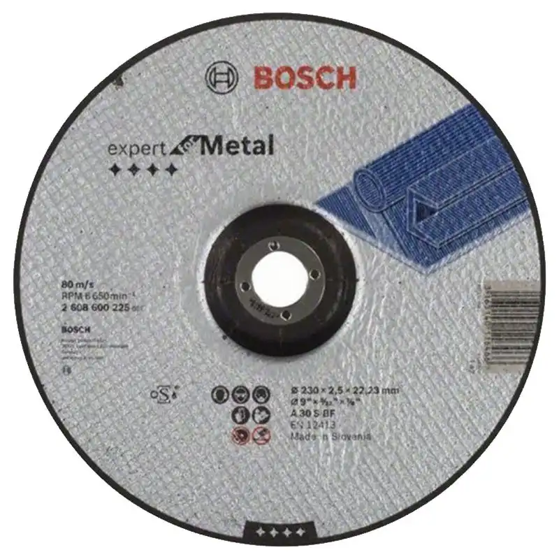 Диск відрізний Bosch Expert Metal, 230x2,5x22,2 мм, 2608600225 купити недорого в Україні, фото 1