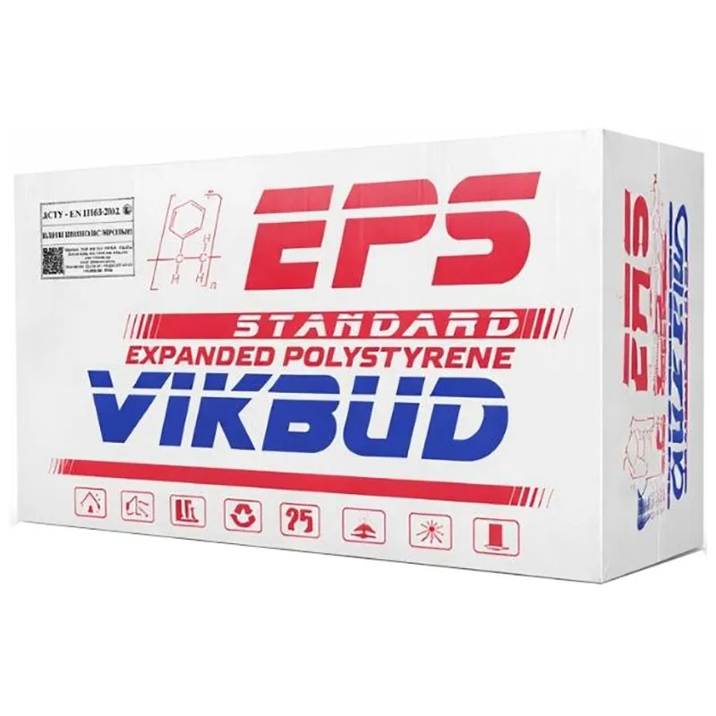 Пенопласт Vikbud EPS-70, 100х50х10 см купить недорого в Украине, фото 1