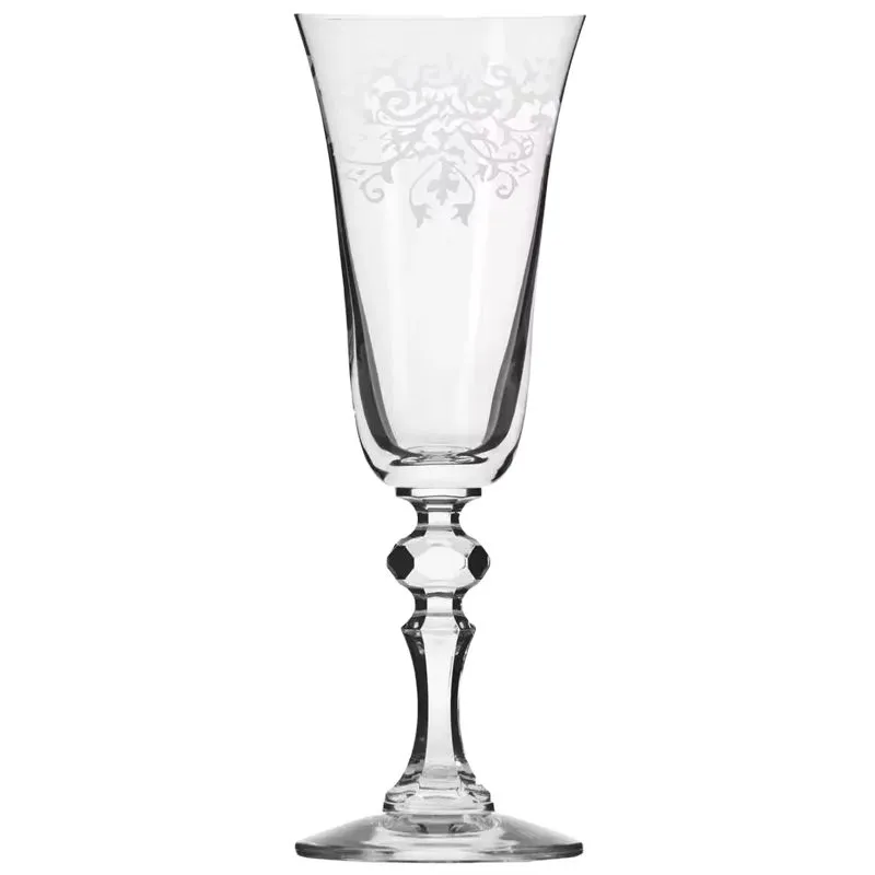 Набор бокалов для шампанского Krosno Krista Deco, 150 мл, 6 шт, 788272 купить недорого в Украине, фото 1