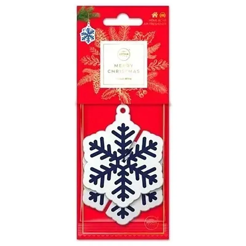 Ароматизатор Aroma Home Xmass Cellulose 3D Сніжинка блакитна, 1 шт, 837220 купити недорого в Україні, фото 1