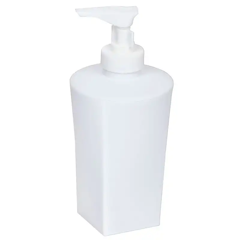 Дозатор для жидкого мыла Ekodeo Simple, кнопочный, пластик, 0,25 л, белый, L9003 купить недорого в Украине, фото 1