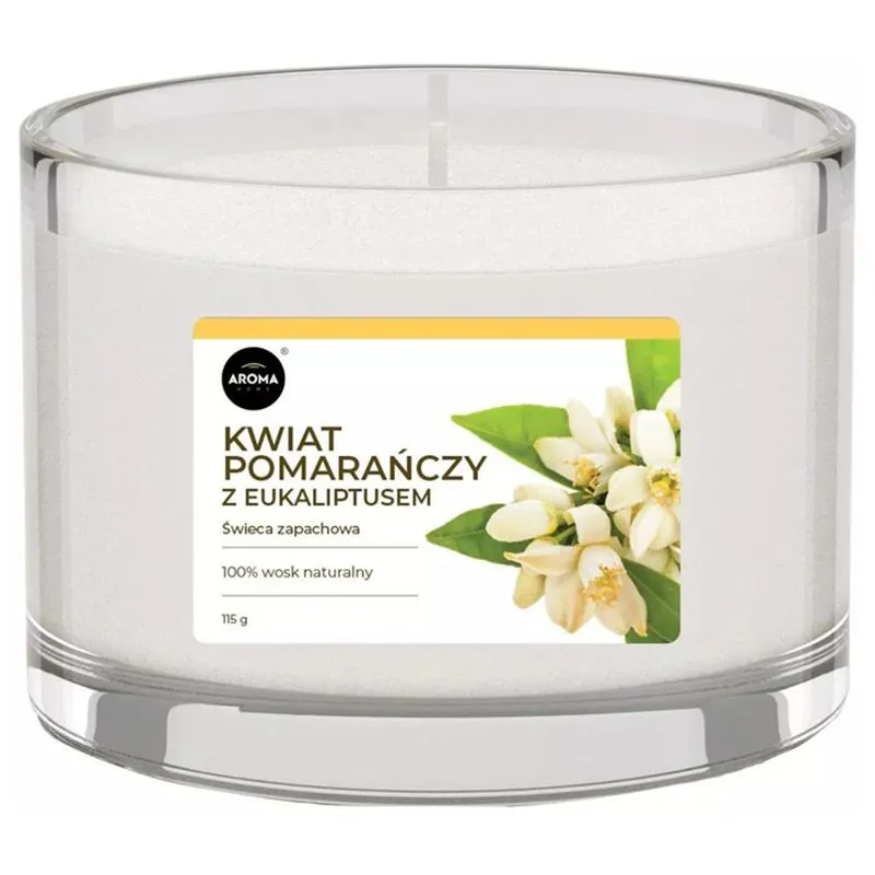 Свічка ароматична Aroma Home Квіти апельсину з екваліптом купити недорого в Україні, фото 1