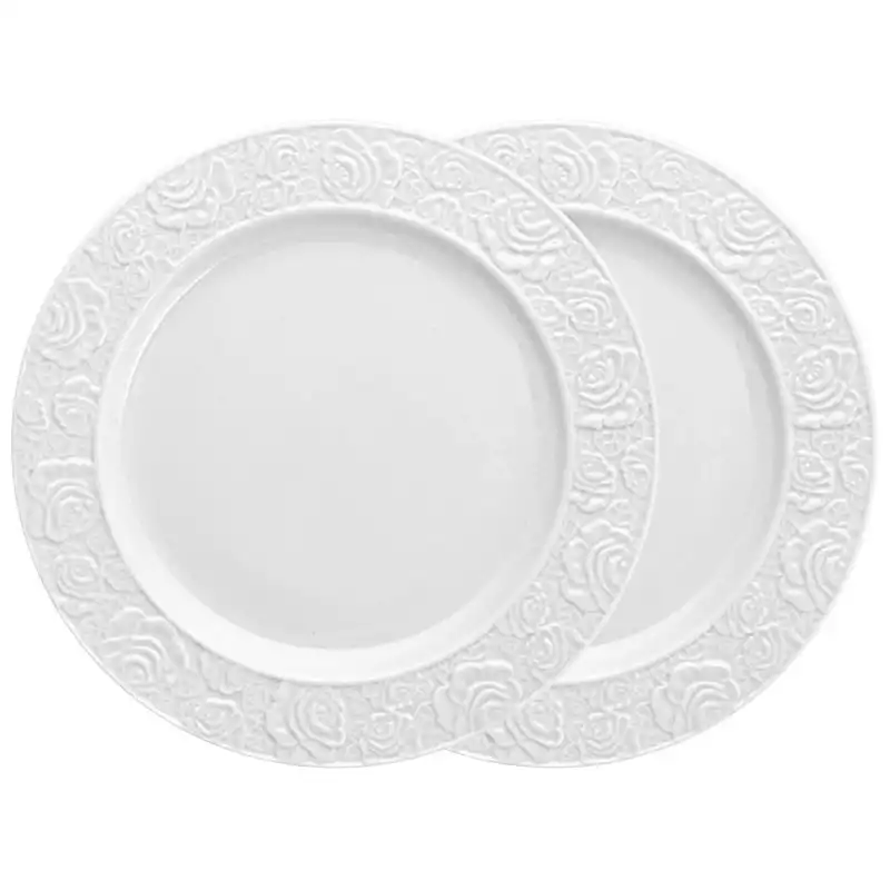 Тарелка для десерта Lefard круглая, 20,5 см, 2 шт, белый, 944-032 купить недорого в Украине, фото 1