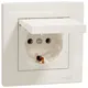 Розетка з кришкою Schneider Electric Asfora, кремовий, EPH3100123, фото 2 Розетка з кришкою Schneider Electric Asfora, кремовий, EPH3100123 купити недорого в Україні, фото 2