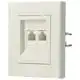 Розетка двойная компьютерная Schneider Electric Asfora, кремовый, EPH4400123 купить недорого в Украине, фото 2