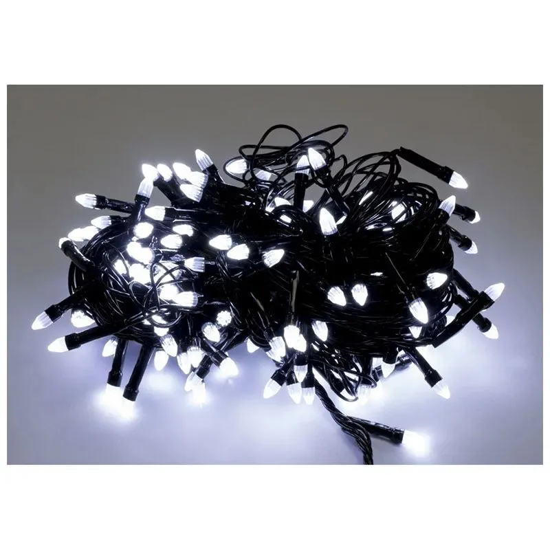 Гірлянда конус 300 LED, чорний дріт, білий, 1230-03 купити недорого в Україні, фото 1