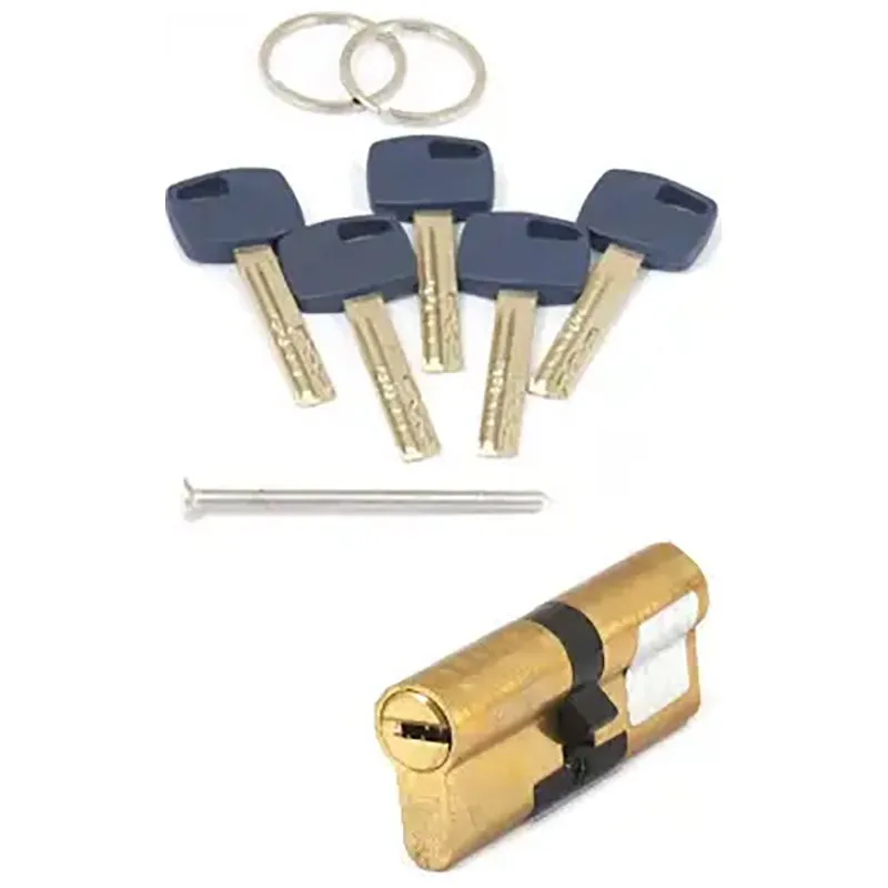 Циліндр ключ-ключ Apecs XR-90-G, 45х45 мм, золото, 00019812 купити недорого в Україні, фото 1