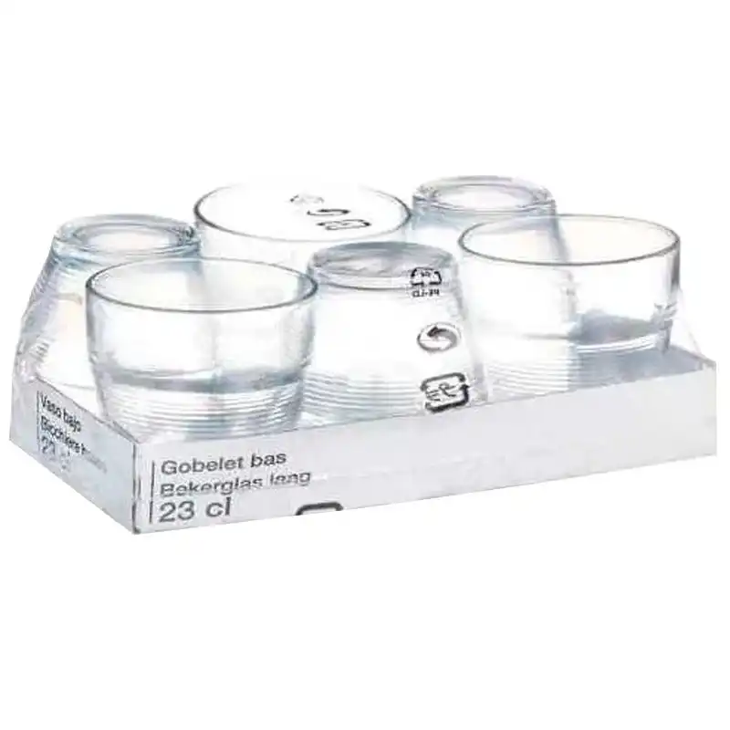 Набір низьких склянок Luminarc Stacky, 230 мл, 6 шт, P5467 купити недорого в Україні, фото 2
