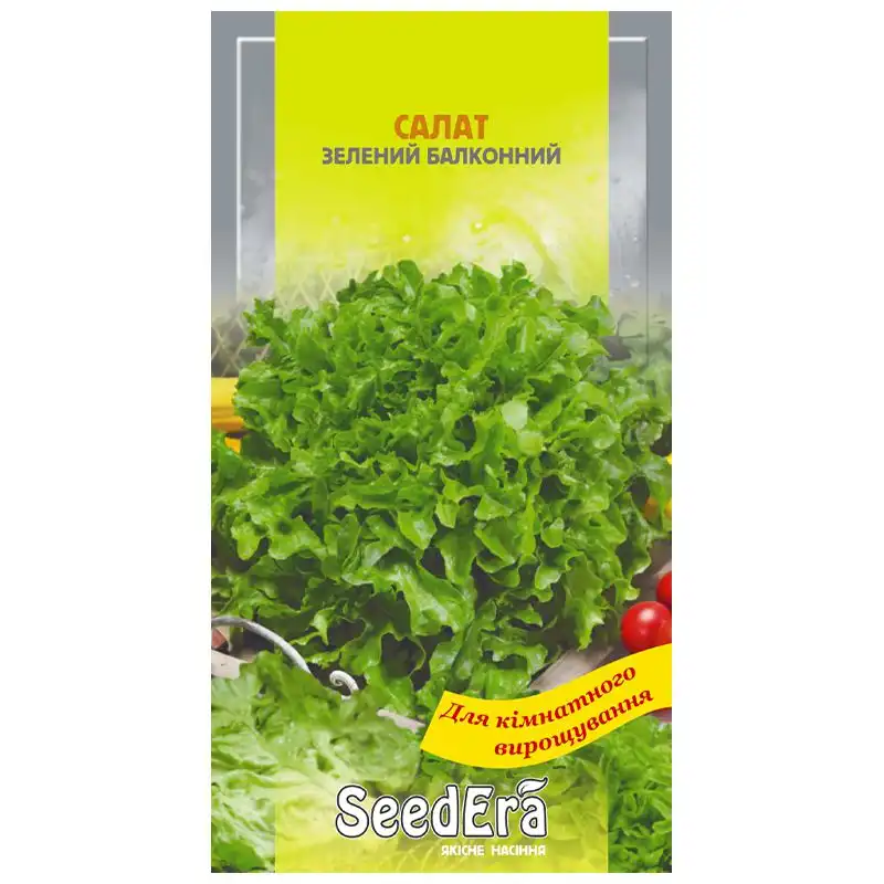 Насіння SeedEra Салат балконний зелений, 1 г купити недорого в Україні, фото 1