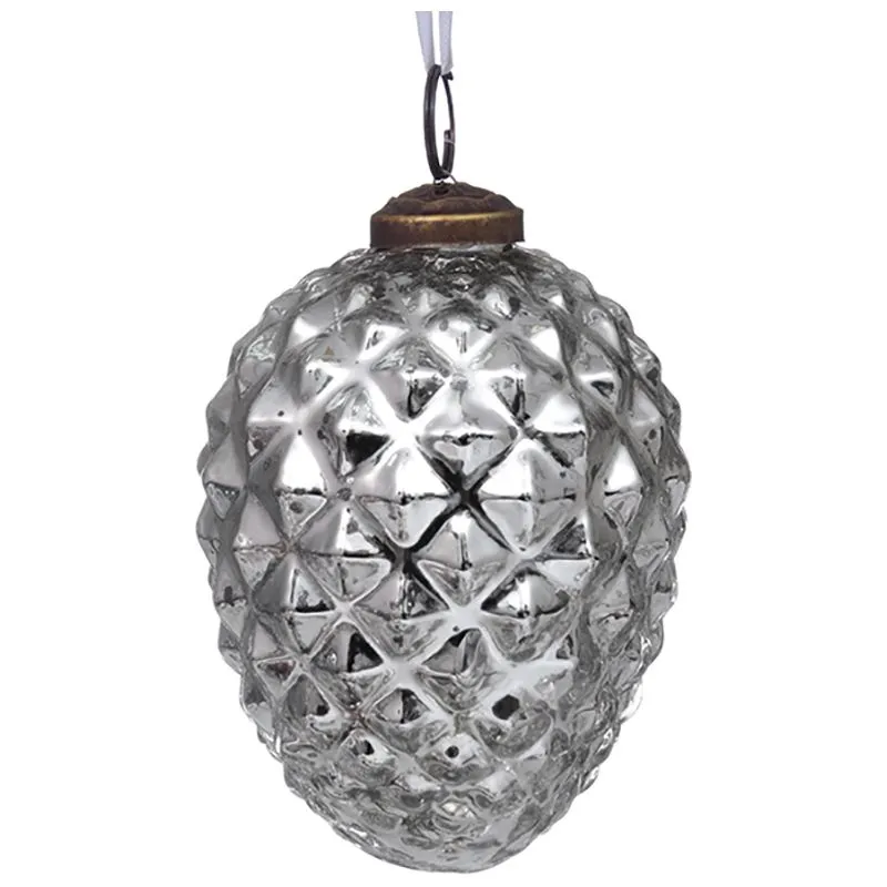 Игрушка ёлочная Lefard, 10 см, серебро, 873-027 купить недорого в Украине, фото 1