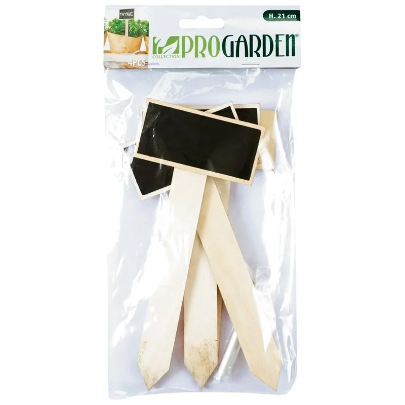 Набір етикеток для рослин Koopman, 4 шт, 9х4,5 см, шпажка 21 см, CY8210060 купити недорого в Україні, фото 1