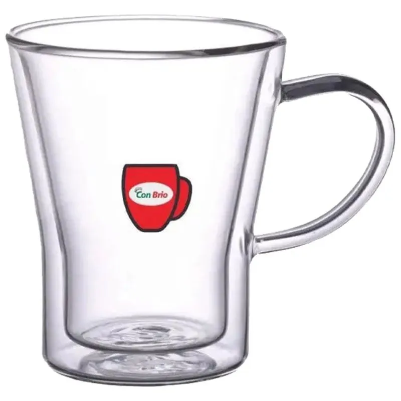 Набір чашок з подвійними стінками Con Brio, 2 шт, 280 мл, СВ-8528-2 купити недорого в Україні, фото 2