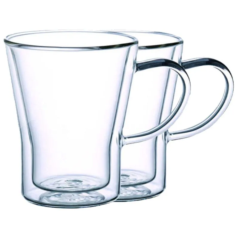 Набор чашек с двойными стенками Con Brio, 2 шт, 350 мл, СВ-8535-2 купить недорого в Украине, фото 1