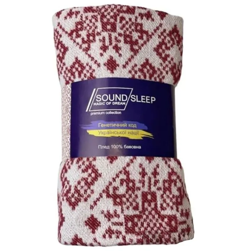 Плед Sound Sleep Код Незламної Нації, 140х200 см, червоний, 94066036, фото 1 Плед Sound Sleep Код Незламної Нації, 140х200 см, червоний, 94066036 купити недорого в Україні, фото 1
